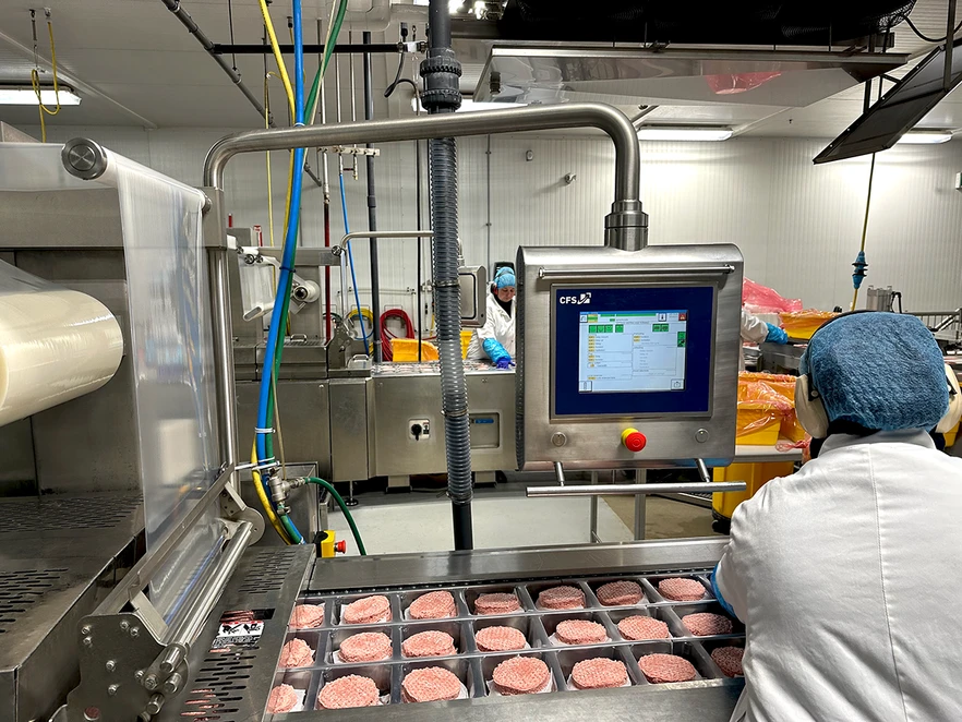 Burger line automation